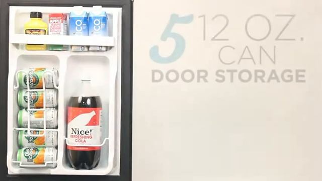 BLACK+DECKER - Compact Refrigerator (2.5 Cubic Feet) смотреть онлайн