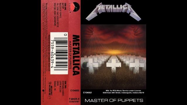 Metallica: Master Of Puppets (1986 Cassette Tape) смотреть онлайн