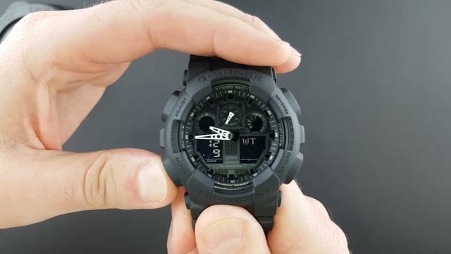 CASIO G-SHOCK G-CLASSIC GA-100-1A1ER ALL BLACK | IRISIMO смотреть онлайн