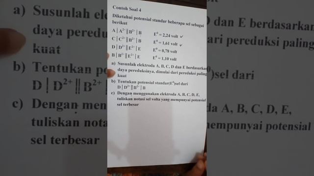 Kimia Xll reaksi redoks dan sel elektrokimia (3) contoh soal sel volta смотреть онлайн