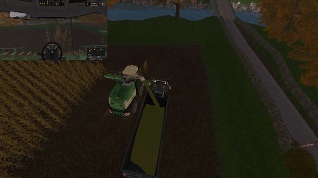 Farming Simulator 17: Chore Log 10 - Fall Corn Chopping! смотреть онлайн