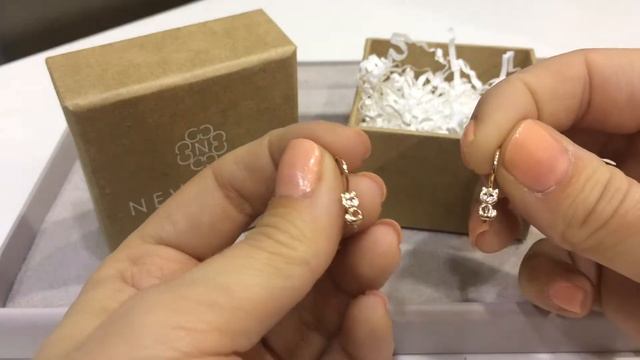 Серьги 1055 из красного золота 585 пробы с фианитами смотреть онлайн