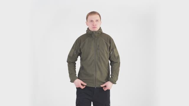 Кофта Tactical-Pro Carbon Jacket olive green смотреть онлайн