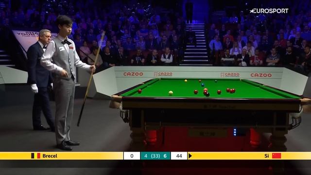 "Absolutely Magnificent!" | Si Jiahui Hits Magnificent Break Of 122 | Eurosport Snooker смотреть онлайн