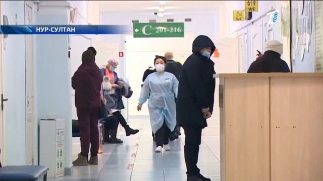 Приезд "Первого канала Евразия" в Городскую поликлинику № 13 смотреть онлайн
