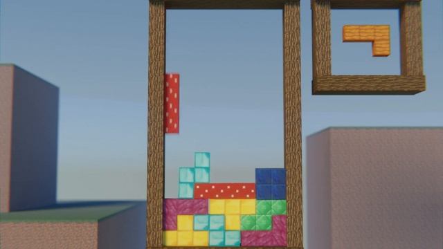 MINECRAFT TETRIS | SOFTBODY TETRIS V.9