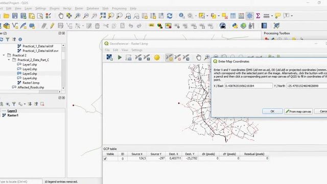 QGIS Georeferencing GDAL смотреть онлайн
