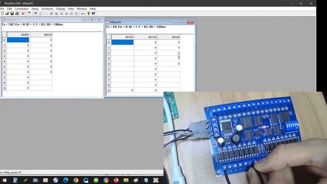 N4D3E16 Demo RS485 DI DO DC 12V 24V RS485 IO Port Remote Control Modbus RTU Switch Value Remote смотреть онлайн