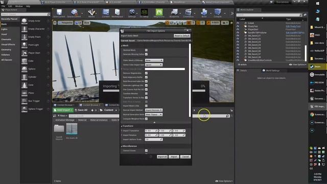 Convert Static Mesh to Skeletal Mesh with Physics Asset in Unreal Engine UE4 UE5 смотреть онлайн