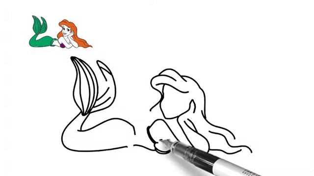How to draw a Mermaid ? - Baby Smart Game смотреть онлайн