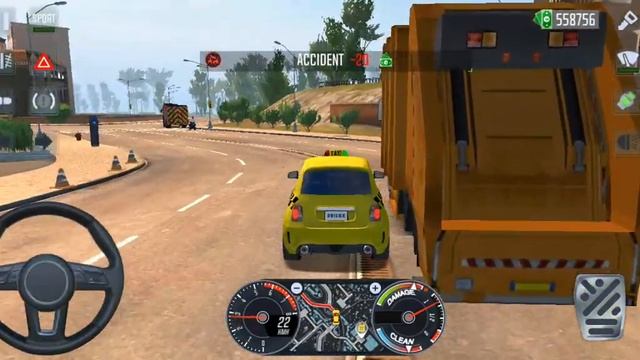 Taxi SIM 2020 | City Car Fiat 500 Yellow Driving Rome City Android Gameplay смотреть онлайн