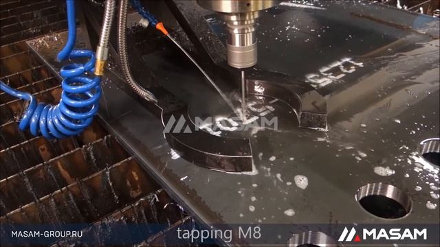 Портальная машина с ЧПУ со сверлильным модулем смотреть онлайн