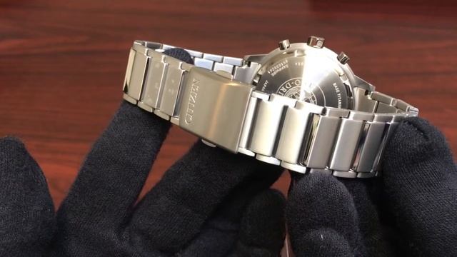 Citizen Eco-Drive Titanium Chronograph Watch CA4400-88E смотреть онлайн