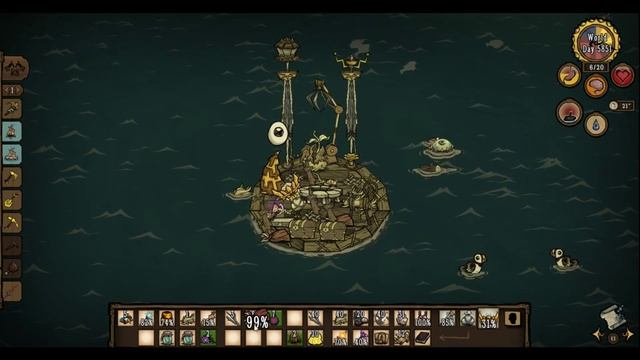 Ep. 75. Don't Starve Together. 5.8k days. Maxwell Mega Base. The Curse of Moon Quay! смотреть онлайн