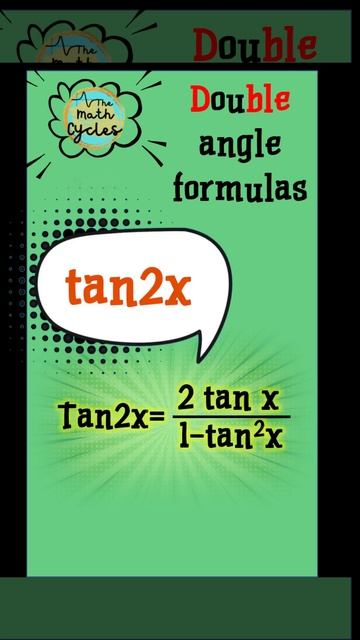 Double angle formulas: tan2x смотреть онлайн