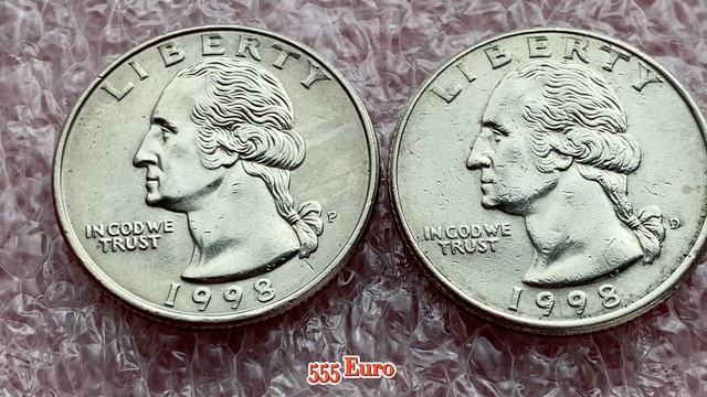 25 Cent USA ¼ Dollar Washington Quarter смотреть онлайн