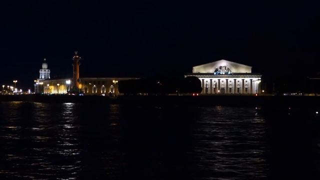 Ночная прогулка на теплоходе в Санкт-Петербурге (СПб) смотреть онлайн