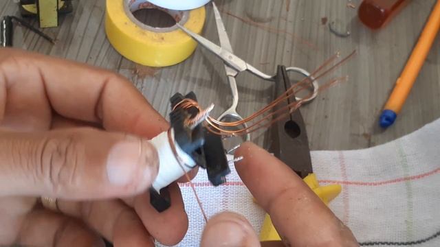 como fazer enrolamente de um transformador de ferrite смотреть онлайн