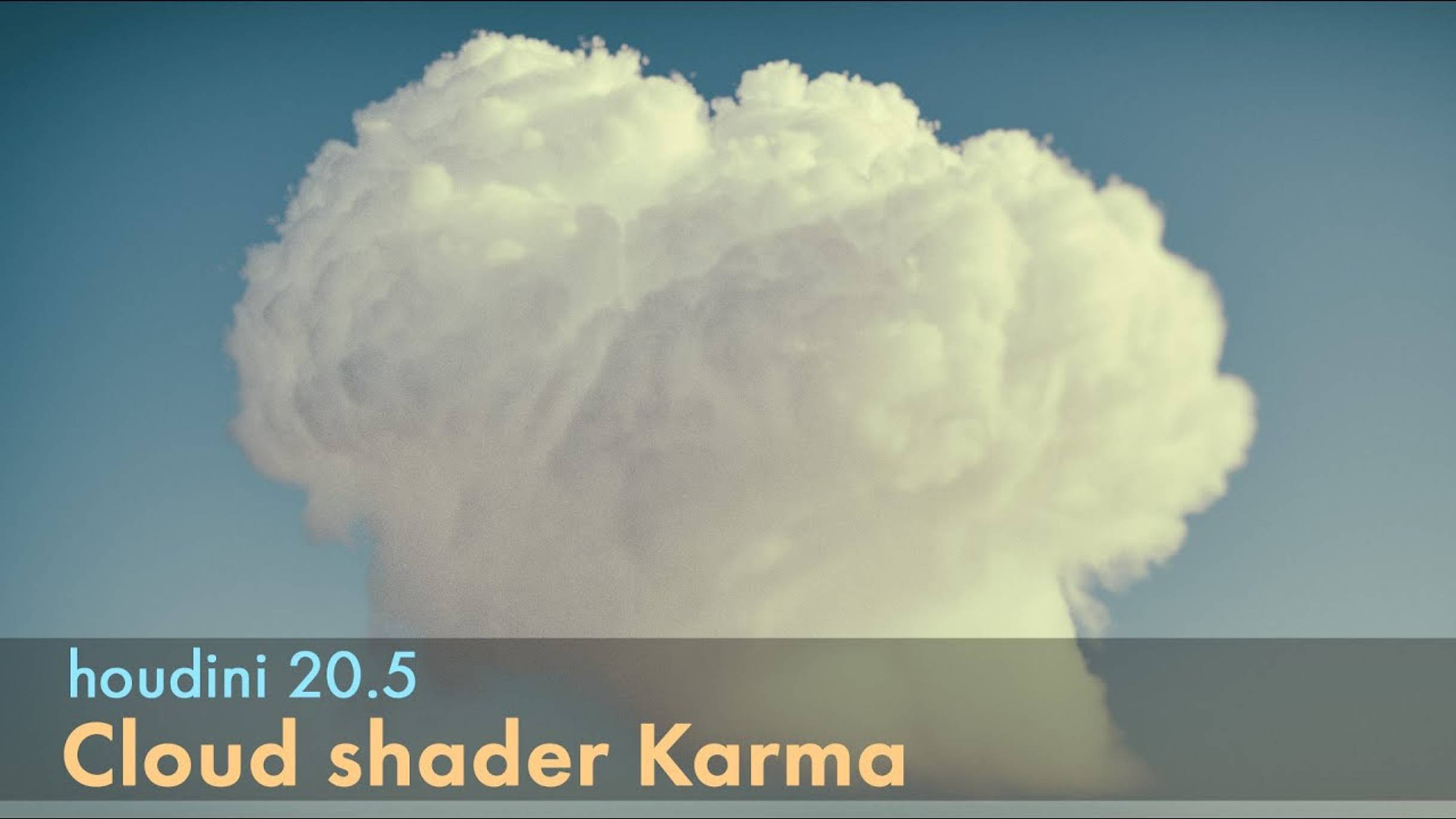 Houdini 20.5 - Karma Cloud Shader смотреть онлайн