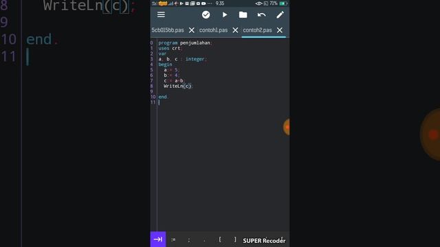 Contoh bahasa pascal di program android смотреть онлайн