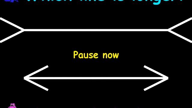 Optical Illusion: Two Lines of Equal Length смотреть онлайн