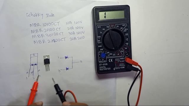 MBR10100CT Schottky Diode 10A 100V