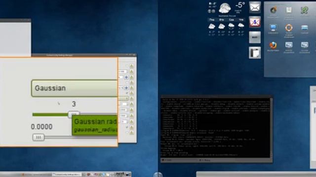 Compiz, Blur Windows, Gaussian смотреть онлайн