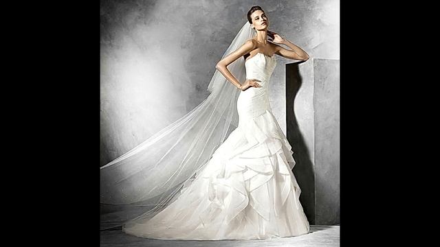 Fishtail Wedding Dress with Train 2016 смотреть онлайн