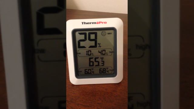 ThermoPro TP50 Hygrometer Thermometer Indoor Humidity Monitor with Temperature Gauge Humidity Meter смотреть онлайн