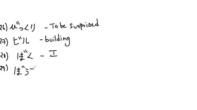 JLPT N4 VOCABULARY 1 TO 50 смотреть онлайн