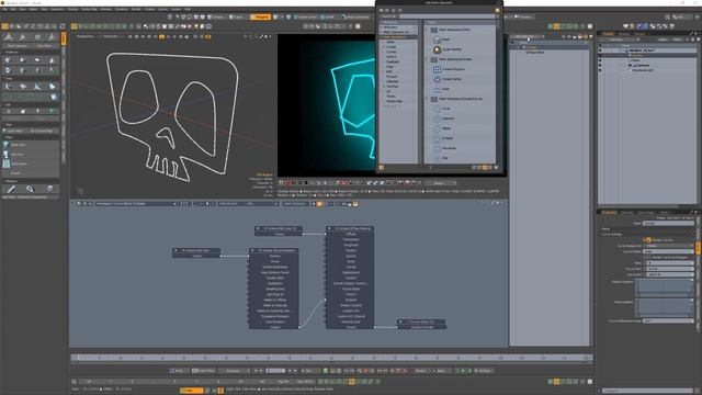 Modo _ Octane Render_ Smooth Render Curves смотреть онлайн