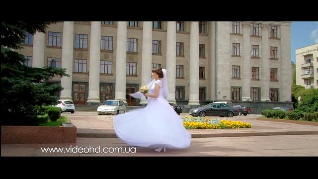 Свадебная прогулка в Житомире / Свадьба в Житомире / Видеооператор на свадьбу Житомир /Видео Житоми смотреть онлайн
