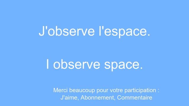 Apprendre l'anglais comme thÃ¨me l'espace смотреть онлайн