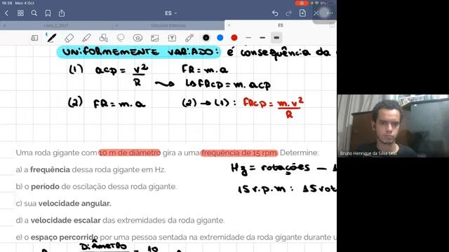 Aula Fisica CPES CP 04 Out смотреть онлайн
