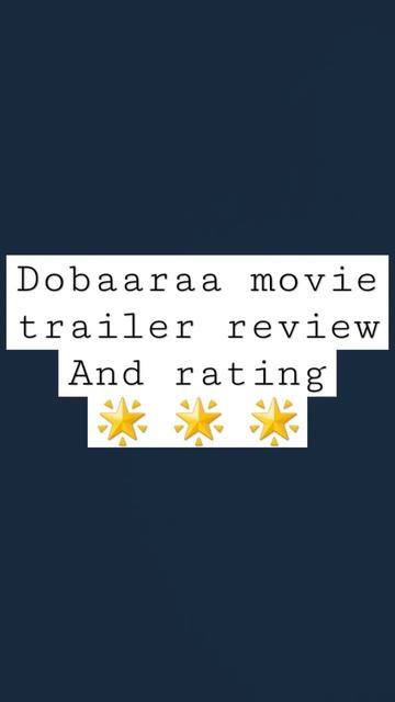 #dobaaraa #tapseepannu #anuragkashyap #bollywood #film #movie #movies #films #review #thriller смотреть онлайн