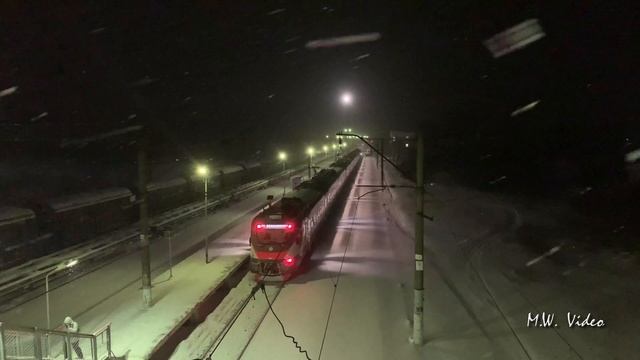Электропоезд ЭП2Д-0056. смотреть онлайн