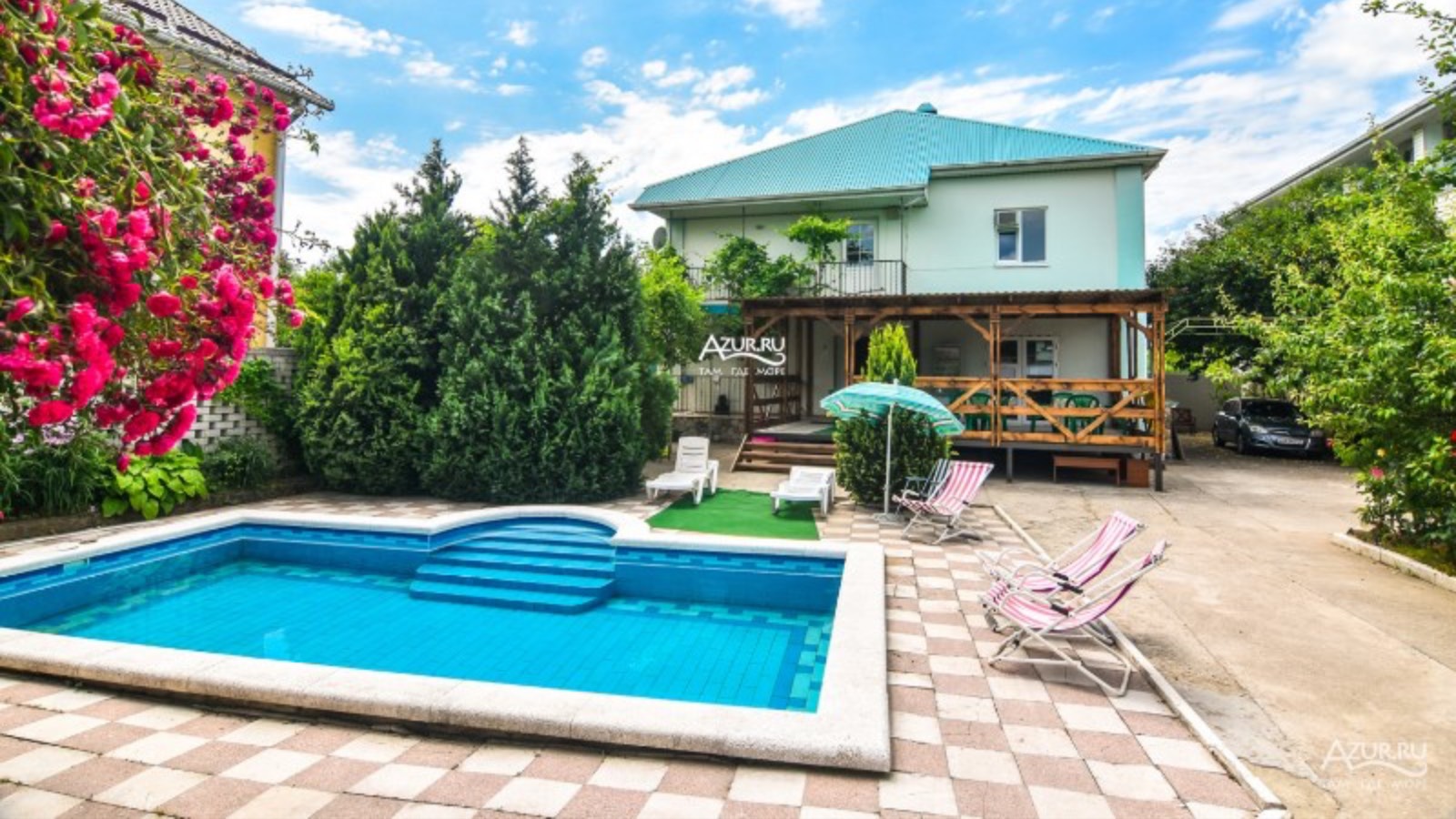 Гостиница в Архипо-Осиповке с бассейном!