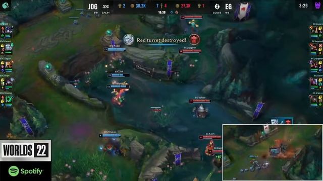 LOL Worlds 2022 - JDG VS EG with Quark смотреть онлайн