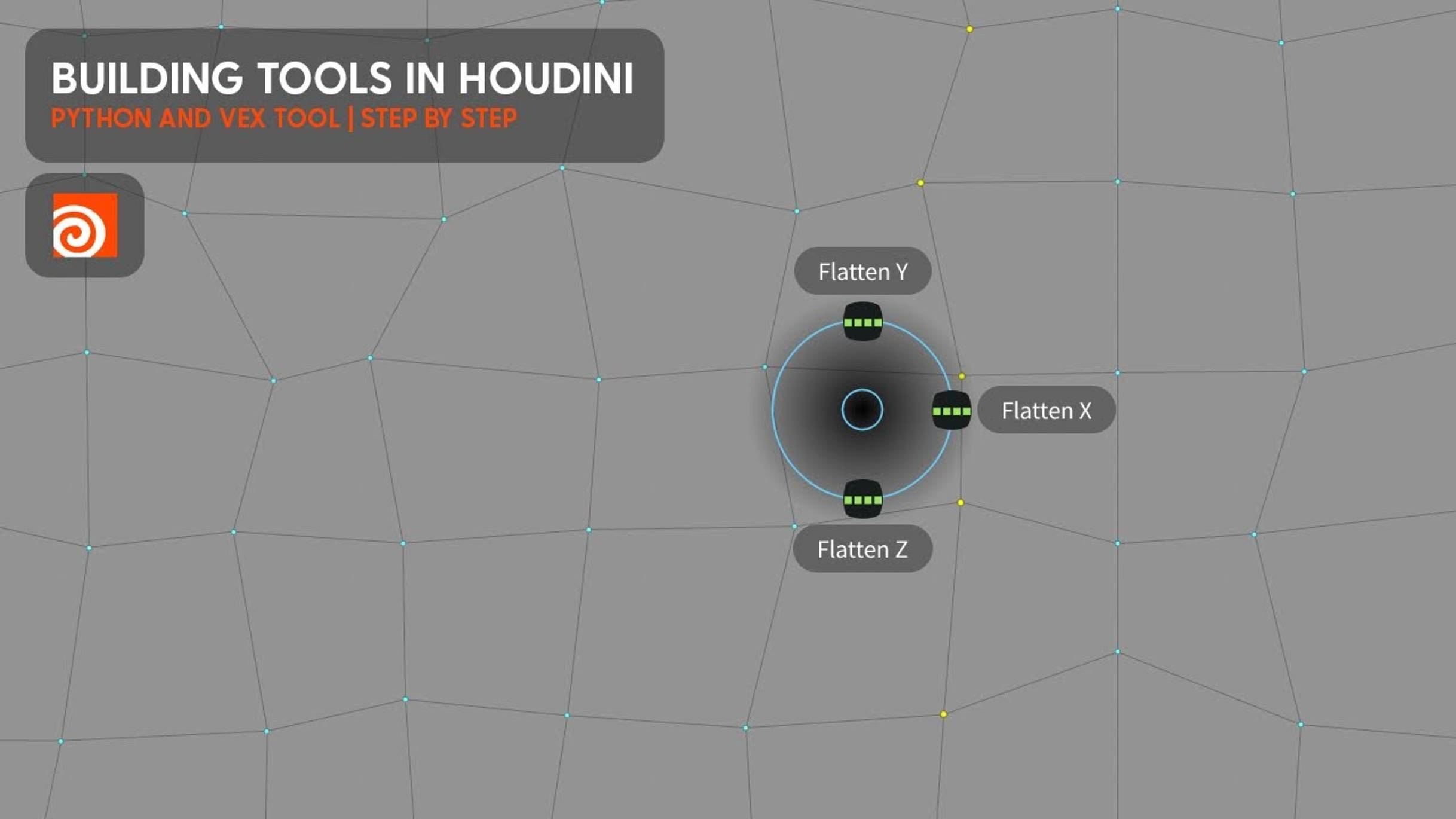Building Tools in Houdini with vex and python - Flatten Loop смотреть онлайн