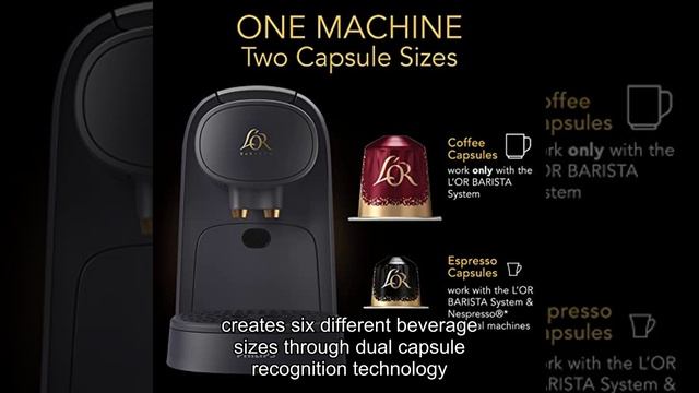 L'OR The Barista System Coffee and Espresso Machine Combo by Philips, Bl смотреть онлайн