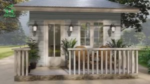 Дом для дачи и сада 4х6 с открытой верандой экскурсия внутри 🏡 Планировка и интерьер 🏘️ Идеи дачно