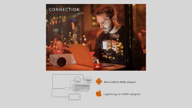 Video Projector with 170 inch and 1080P Support | Vankyo Leisure 3 Lux LED Portable Projector смотреть онлайн