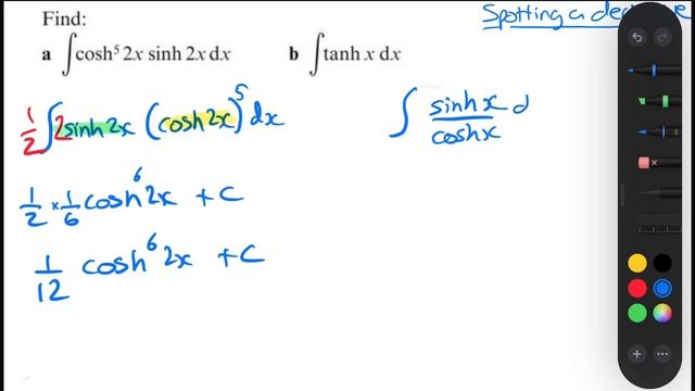 FM13 - Hyperbolic function 5a - Integrating hyperbolic functions 1 смотреть онлайн