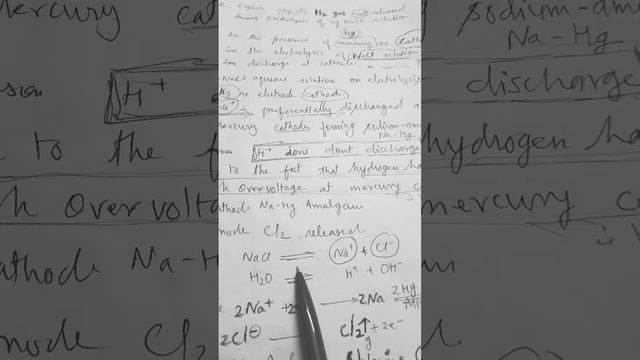 #shorts#H2 gas not released at cathod?Name ion discharge atHg cathode@Veena Dixit Chemistry IIT jee смотреть онлайн
