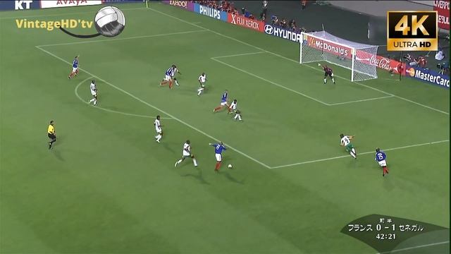France - Senegal world cup 2002 EN/GR commentary | 4K UHD 60 fps | смотреть онлайн