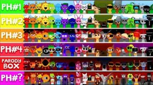 Все персонажи ПЕРЕСНЯЛИ ИЗ 6 ФАЗЫ в Incredibox Sprunki