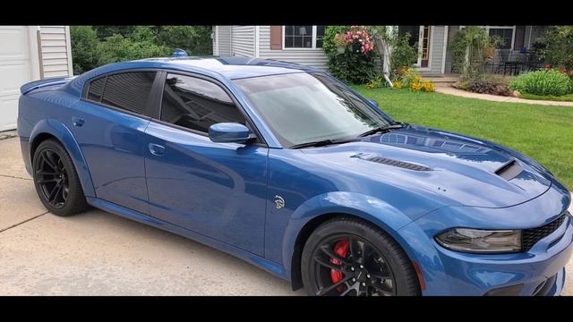 CERAMIC COATING REVEAL FOR MY 2021 CHARGER HELLCAT WIDEBODY. смотреть онлайн