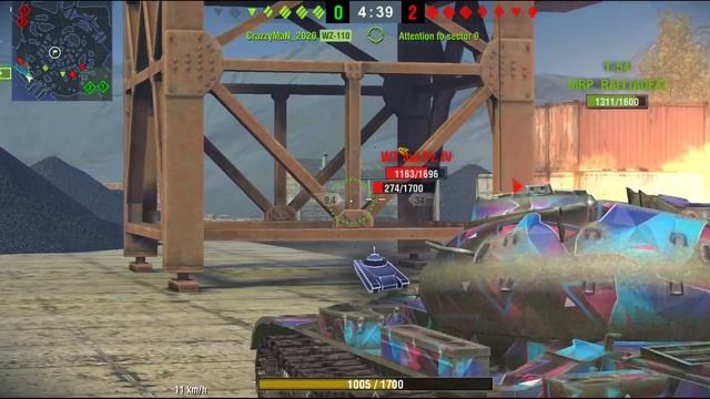 World of Tanks Blitz replay | Tiger II | September 21, 2021 смотреть онлайн