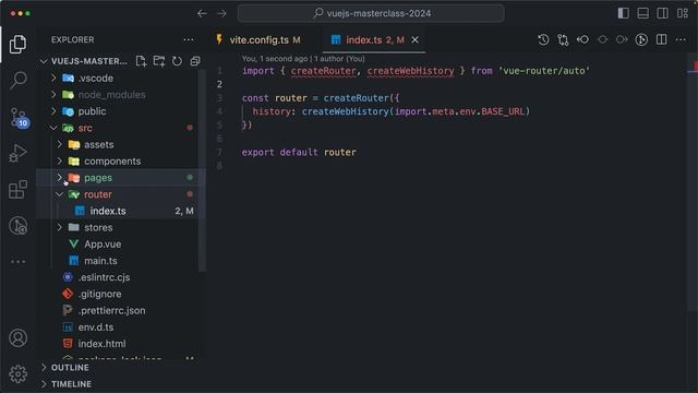 14 Set Up Auto Routes In Vue Router With TypeScript Support