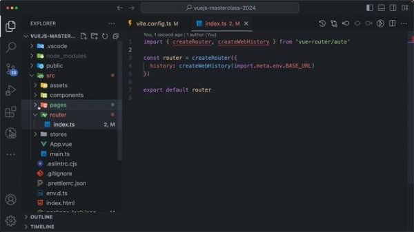 14 Set Up Auto Routes in Vue Router with TypeScript Support